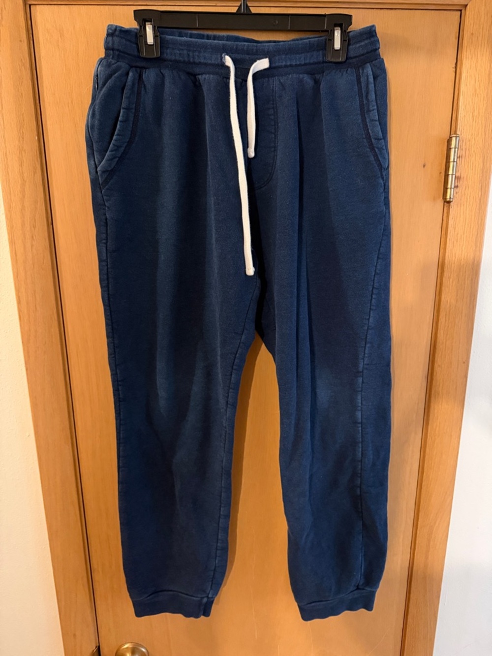 Taylor Stitch Men’s Sweatpants Joggers Navy Blue Size Large